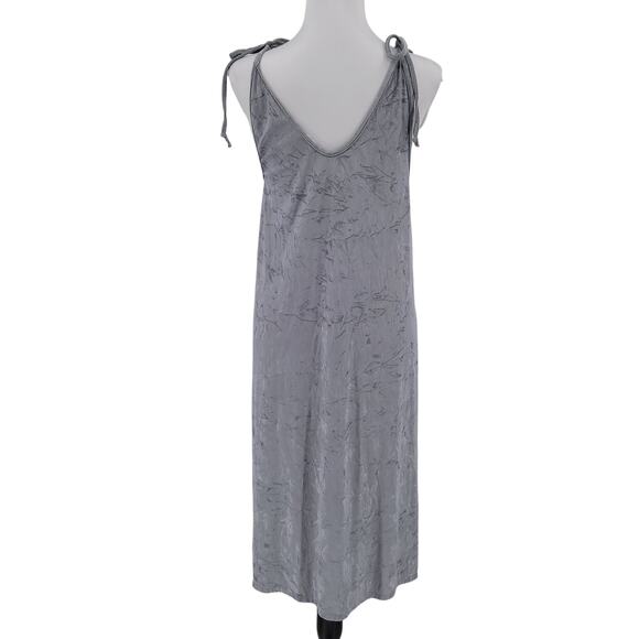Urban Renewal Textured Crushed Velvet Midi Dress Summer Beachy Vacation Size XS - Picture 2 of 11